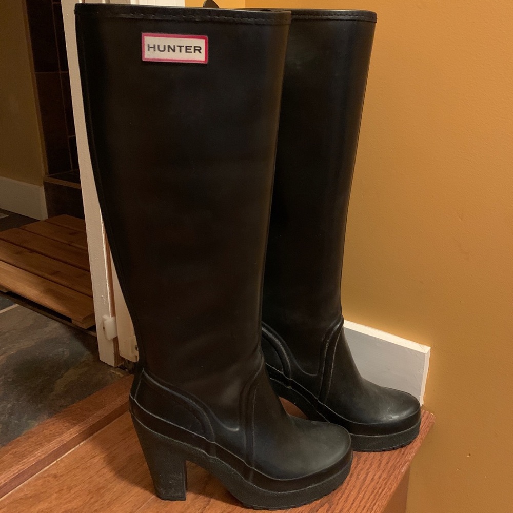 Black Hunter rain boots